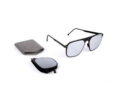 Buy an Amazing sunglass "Henson // Black & Silver" Designed by EDA Frames | free-classifieds-usa.com - 2
