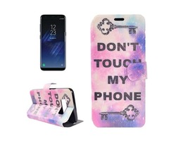 For Galaxy S 8 Key Pattern Horizontal Flip Leather Case with Holder | free-classifieds-usa.com - 1