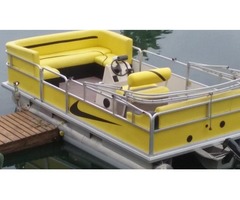 2004 sun tracker 17.5 footer ELECTRIC POWERED pontoon boat FOR residential | free-classifieds-usa.com - 2