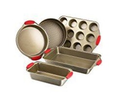 Bakeware Set, Kitchen Komforts 5-Piece Non-Stick Baking Pan Set | free-classifieds-usa.com - 4