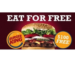 Get Your $100 Burger King Gift Card Right Now!  | free-classifieds-usa.com - 1