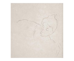 Original Drawing, Woman Leaning, Lookng Down, Pencil on Paper by Mary Cassatt | free-classifieds-usa.com - 2