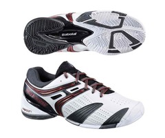 BABOLAT V-PRO ALL COURT MENS TENNIS SHOES WHITE/RED/GREY | free-classifieds-usa.com - 1