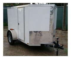 Trailer 5ft by 8ft White EXT NEW for SALE! | free-classifieds-usa.com - 2