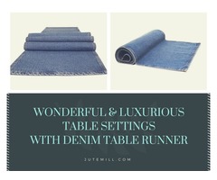 Blue Denim Table Runner | free-classifieds-usa.com - 1