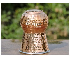 Shop for Mughlai Style Hammered Copper and Steel Tumbler  | free-classifieds-usa.com - 3