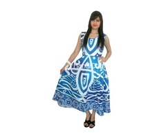 Designer Mandala Printed Gowns Online from Handicrunch | free-classifieds-usa.com - 1