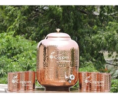 Shop for Twelve Liter Pure Copper Water Dispenser With Six Tumblers at an Amazing Price | free-classifieds-usa.com - 3