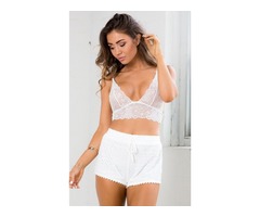 Buy Late Night Bralette In White Lace | free-classifieds-usa.com - 1