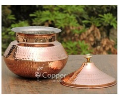 Shop for Handmade Copper Biryani Handi with Lid  | free-classifieds-usa.com - 3