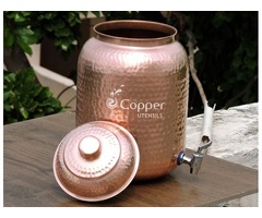 Shop for Pure Copper Nine Liter Water Dispenser with Stainless Steel Tap  | free-classifieds-usa.com - 4