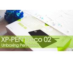 XP-PEN Deco 02 Art Design Graphics Drawing Tablet With 6 Shortcut Keys | free-classifieds-usa.com - 1
