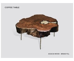 Best Quality Molten Wood Side Table at Aglow Exports Inc. | free-classifieds-usa.com - 2