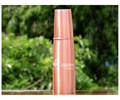 Shop for our New Copper Seamless Matte Finish Bottle with Tumbler Cap | free-classifieds-usa.com - 3