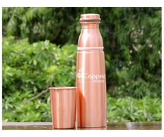 Shop for our New Copper Seamless Matte Finish Bottle with Tumbler Cap | free-classifieds-usa.com - 4