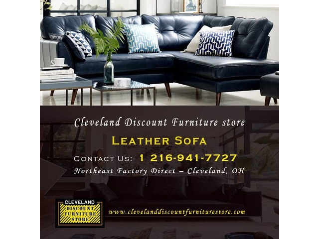 Leather Sofa Home Furniture Garden Supplies Cleveland Ohio