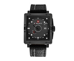 Men Quartz Fashion Wristwatch with Leather Strap | free-classifieds-usa.com - 2