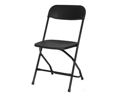 Black Poly Folding Chair | free-classifieds-usa.com - 1