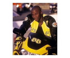 Biker Boyz Derek Luke Yellow Motorcycle Leather Jacket | free-classifieds-usa.com - 1