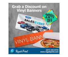 Grab a 20% discount on Vinyl banners by RegaloPrint | free-classifieds-usa.com - 2