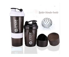 Protein Shaker Blender Mixer Cup Home Travel Sports Fitness Gym 3 Layers Multifunction | free-classifieds-usa.com - 2