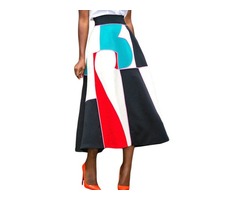 Tidebuy Print Long A-Line Womens Skirt | free-classifieds-usa.com - 1