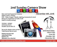 2nd Sunday Camera Show- December 9, 2018 | free-classifieds-usa.com - 2