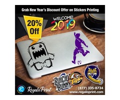 20% New Year’s Discount on Stickers Printing by RegaloPrint | free-classifieds-usa.com - 2