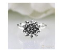 Sterling Silver ring daisy bloom - GSJ | free-classifieds-usa.com - 1