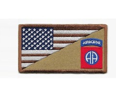 82nd Airborne Division Afghanistan & Iraq United States Army Desert Subdued Patch | free-classifieds-usa.com - 1