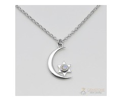 Moonstone Necklace - Serene Night - GSJ | free-classifieds-usa.com - 1