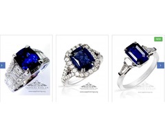 Custom Blue Sapphire Wedding Band  | free-classifieds-usa.com - 1