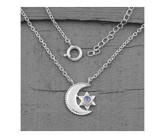 Moonstone Necklace - Moon's Compatriot - GSJ | free-classifieds-usa.com - 1