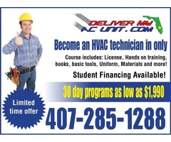 HVAC Classes are only 30 days long with Convenient payment plans available! | free-classifieds-usa.com - 1
