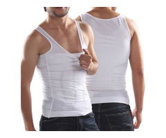 Men's Belly Fatty Slimming Body Shaper Vest Shirt Corset Underwear | free-classifieds-usa.com - 1