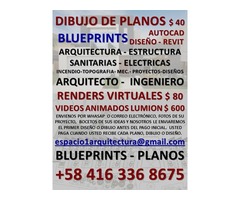 PLANS $ 40.-BluePrints – DRAWING.-.-.- Dibujo de Planos en Autocad. | free-classifieds-usa.com - 3