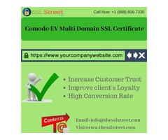 Comodo EV Multi Domain SSL Certificate At $225  For One Year! The SSL Street | free-classifieds-usa.com - 1