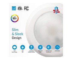 Certified Beautiful 5/6-inch Dimmable LED Disk Downlight is set to Brighten Areas | free-classifieds-usa.com - 2