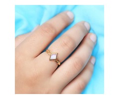 14Kt Gold Vermeil Moonstone Ring Tilda | free-classifieds-usa.com - 1