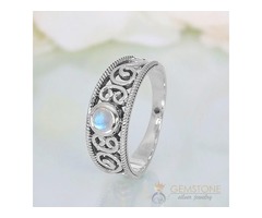 Moonstone Ring Picturesque Moonband-GSJ | free-classifieds-usa.com - 1