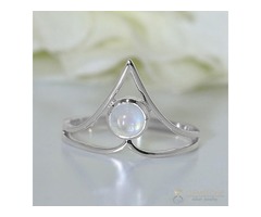 Moonstone Ring Dainty Luster-GSJ | free-classifieds-usa.com - 1