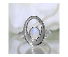 Moonstone Ring Flamboyant Orbit-GSJ | free-classifieds-usa.com - 1