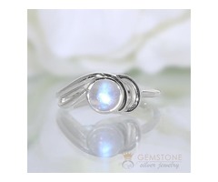 Moonstone Ring Shimmering Moon-GSJ | free-classifieds-usa.com - 1
