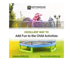Indoor & Outdoor Trampolines without Enclosures For Sale | Happy Trampoline | free-classifieds-usa.com - 1