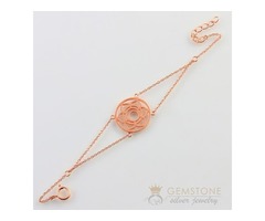 14k Rose Gold Moonstone & sacral chakra bracelet | free-classifieds-usa.com - 1