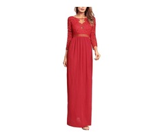 Tidebuy Lace Look-through Backless Womens Dress | free-classifieds-usa.com - 1