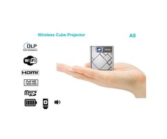 Portable Mini DLP Projector HD 1080P 120-inch Screen Home Theater Support Mirror with Phones for USB | free-classifieds-usa.com - 1