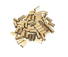 50pcs M3 10mm Double Pass Hollow Hex Copper Ferrule Cylinder Piller | free-classifieds-usa.com - 1
