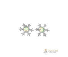925 STERLING SILVER Opal Earring-Tradition | free-classifieds-usa.com - 1