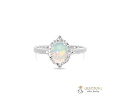 925 STERLING SILVER Opal Ring-Serenity | free-classifieds-usa.com - 1